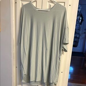 Oversized Light Green T-Shirt 3x